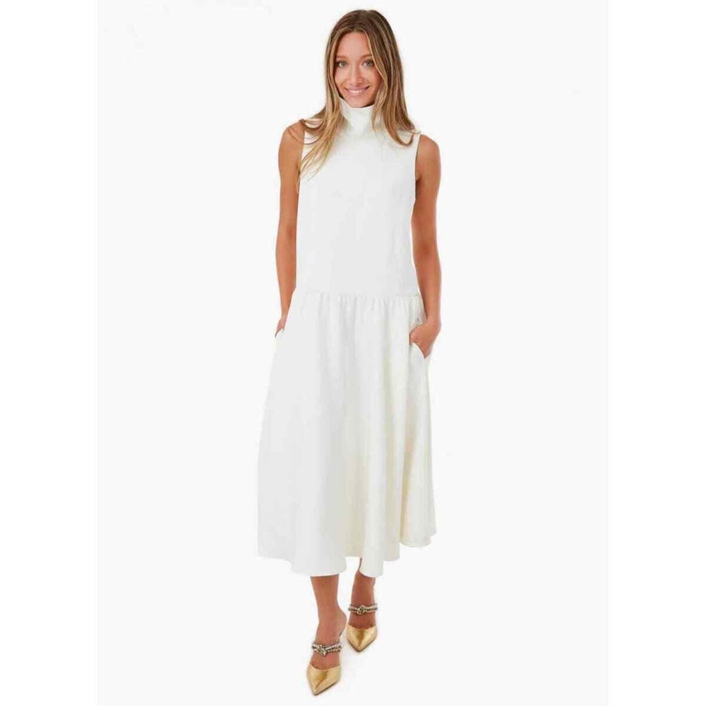 NWT Tuckernuck Aerin dress, blanc. Size small. Polyester blend.